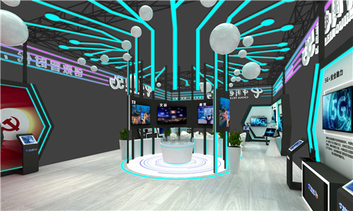 數字之光，智聯未來 中國電信科技感展會設計案例分享之深圳光博會